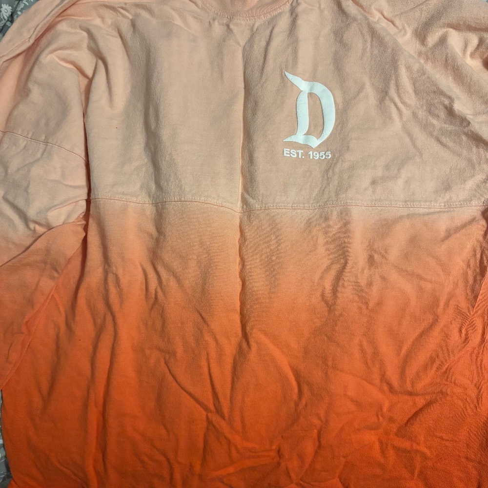 Disneyland orange sweatshirt